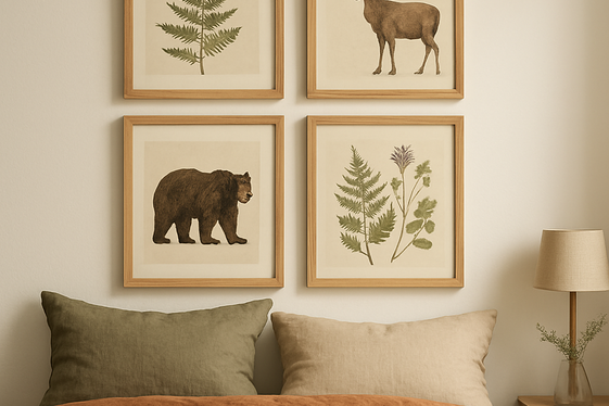 Use Wildlife and Botanical Prints Tastefully illustration