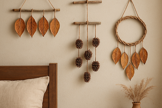 DIY Forest-Inspired Crafts and Details illustration