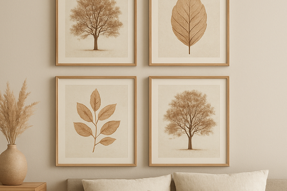 Forest Motif Wall Art and Decor illustration