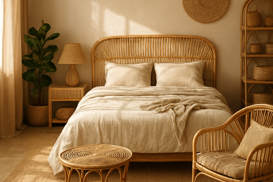 Use Natural Materials for Furniture and Accessories illustration