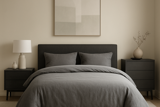 Creating Depth Using Various Shades of Grey and Beige illustration