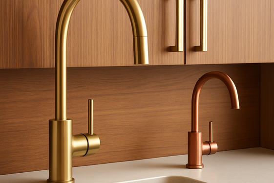 Mix Modern Metals With Warm Tones for a Chic Look illustration