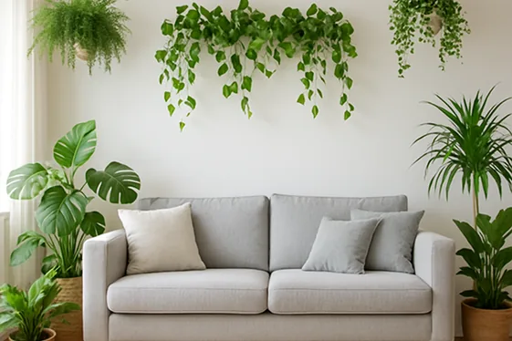 Balance with Greenery and Plants illustration