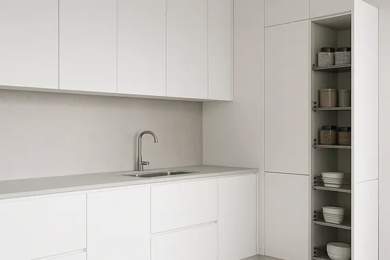 Sleek Minimalist Storage Solutions illustration