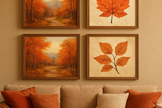 Incorporate Fall-Inspired Art and Wall Hangings illustration