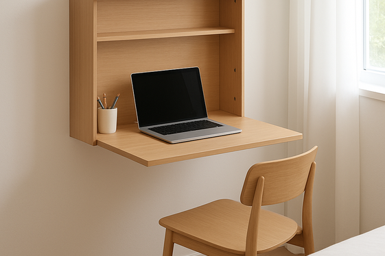 Minimalist Fold-Down Desk Ideas illustration