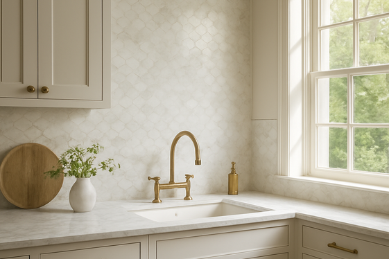 Marble Mosaic for Elegant Brightness illustration