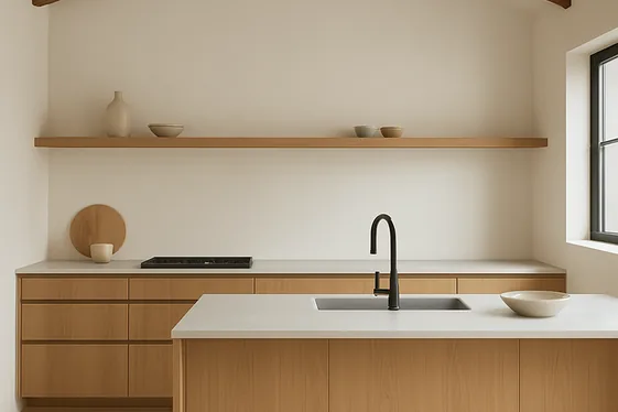Embracing Minimalism for a Clean, Modern Barndo Kitchen illustration