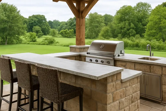Utilizing Outdoor Kitchen Extensions for Entertaining illustration