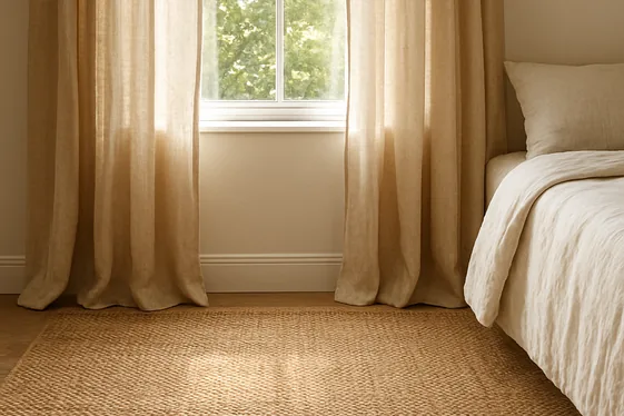 Integrating Natural Fibers in Rugs and Curtains illustration