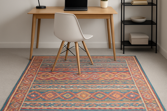 Layering Rugs Over Grey Carpets for Texture and Warmth illustration