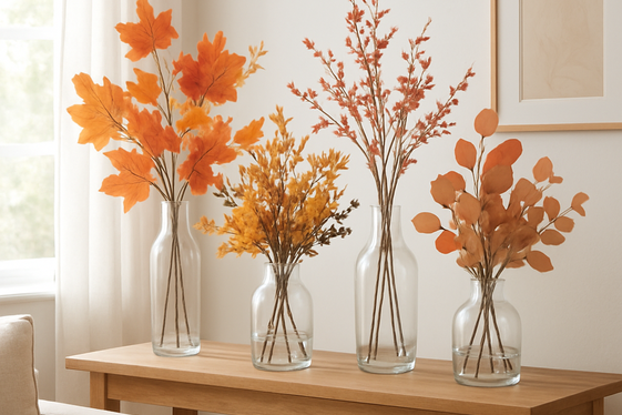 Add Seasonal Foliage with Real and Faux Plants illustration