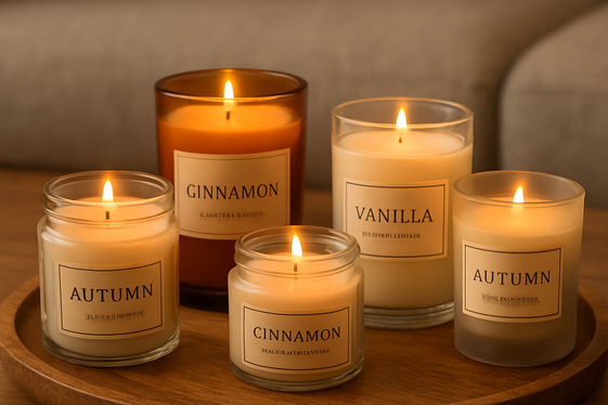 Add a Scented Candle Collection in Autumnal Aromas illustration