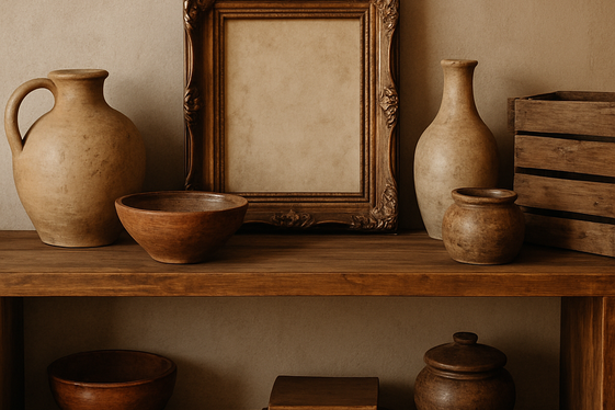 Incorporate Vintage or Handcrafted Accents illustration