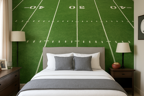 Football Field Wall Murals to Transform Your Space illustration