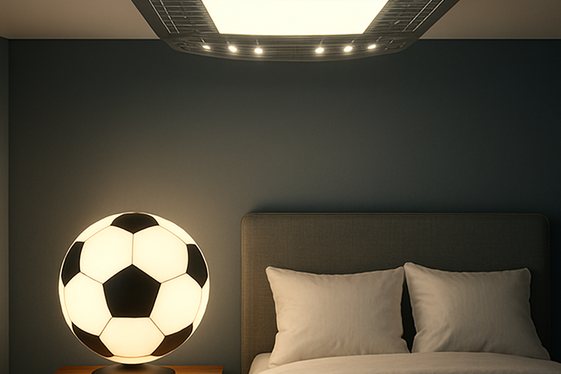 Football-Themed Lighting Fixtures to Set the Mood illustration