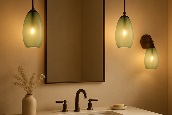 Green Lighting Fixtures for Ambient Glow illustration