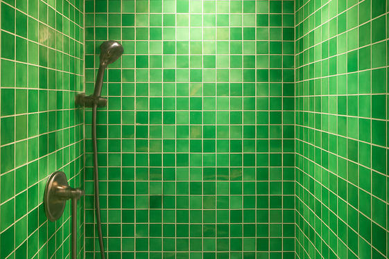 Green Glass Shower Tiles for a Luminous Feel illustration