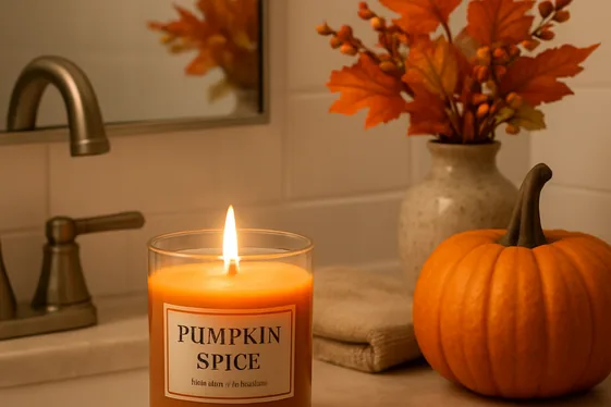 Halloween Scented Candles for Ambiance and Aroma illustration