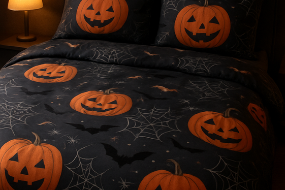 Use Halloween-Themed Bedding Sets illustration