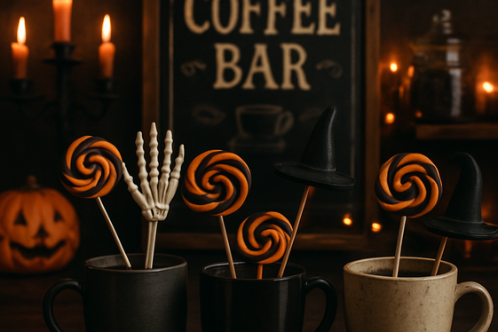 Sinister Sweetener Stirrers and Toppers illustration