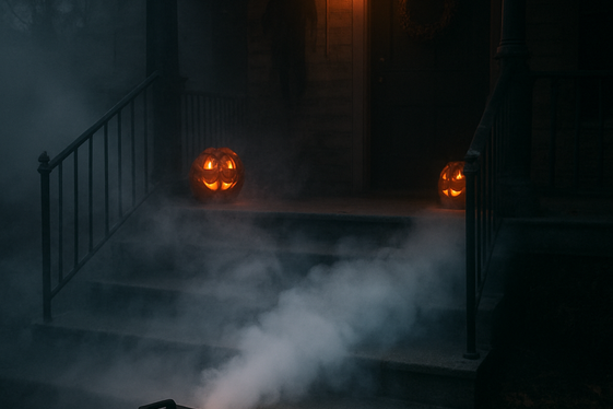 Fog Machines and Spooky Sound Effects illustration