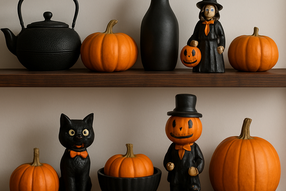 Themed Shelving Displays With Mini Props illustration
