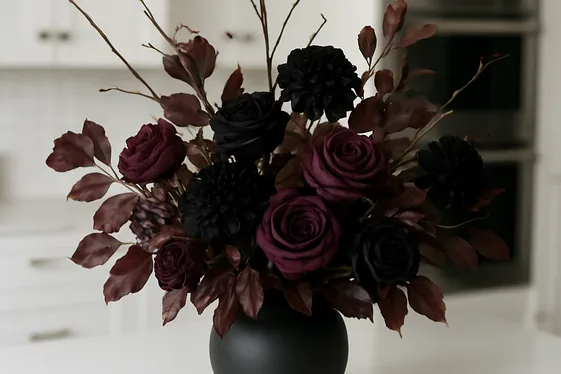 Dark Floral Arrangements for a Gothic Vibe illustration