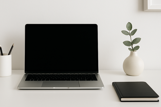 Opt for Minimalist Desk Setup for Clarity illustration