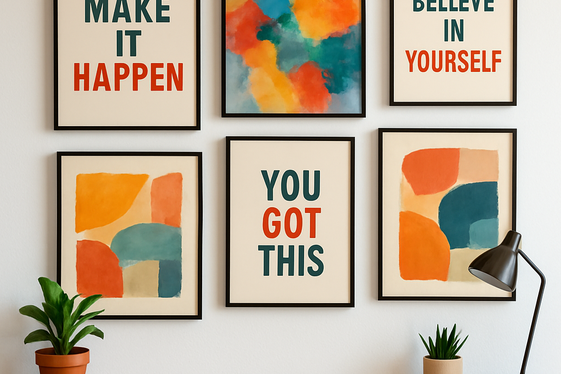 Use Wall Art to Inspire Creativity illustration