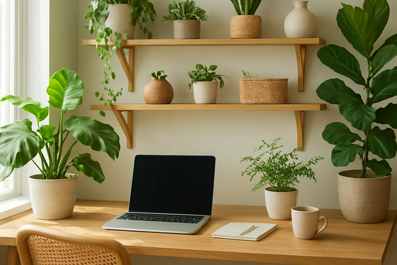 Incorporate Greenery to Boost Mood and Air Quality illustration