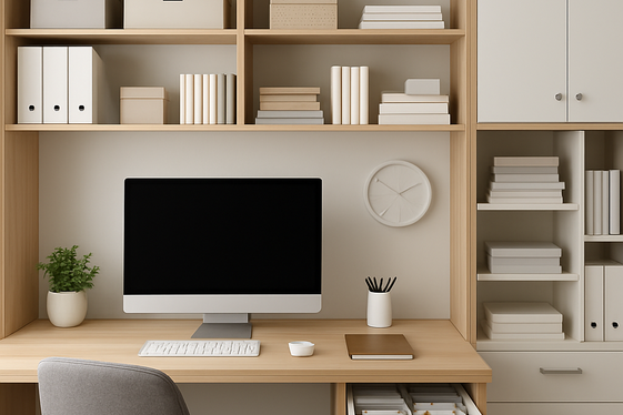 Declutter with Smart Storage Solutions illustration