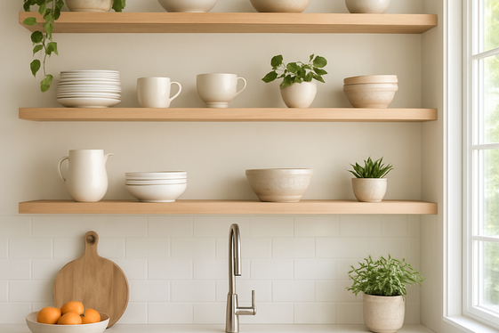 Open Shelving to Showcase Your Favorites illustration