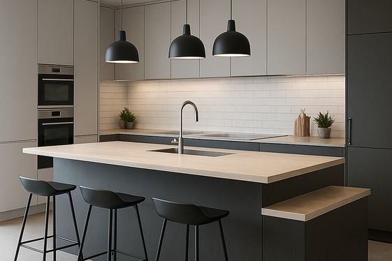 Maximize Space with a Multi-Level Kitchen Island illustration
