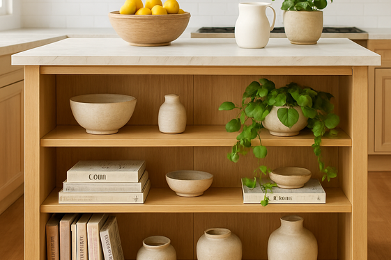 Design with Open Shelving for Easy Access illustration