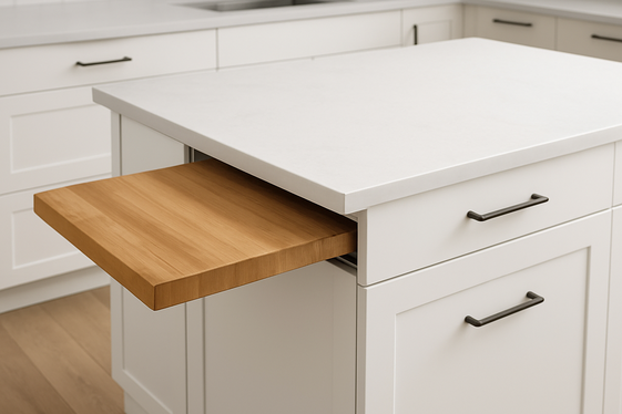 Add a Pull-Out Cutting Board for Extra Prep Space illustration