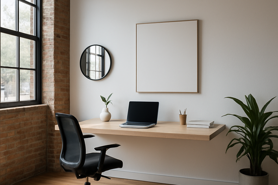 Floating Desks for a Sleek, Airy Feel illustration