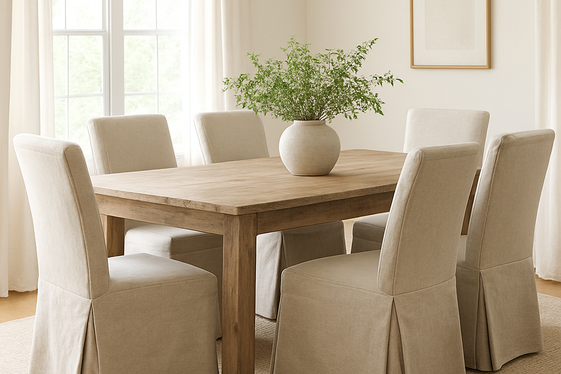 Slipcovered Dining Chairs for Comfort and Style illustration
