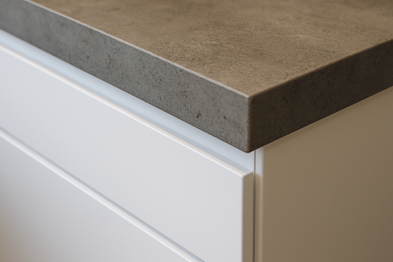 Mixing Glossy White and Textured Gray for Depth illustration