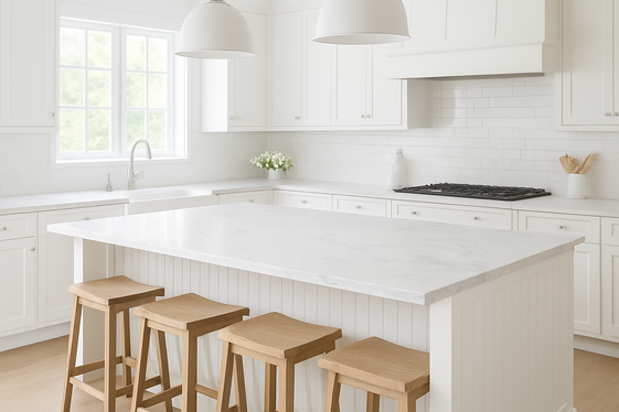 Install a Statement White Kitchen Island illustration