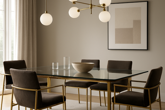 Glass and Metallic Accents for a Contemporary Finish illustration