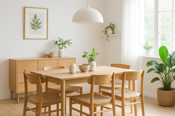 Scandinavian Simplicity: Bright and Airy Dining Spaces illustration