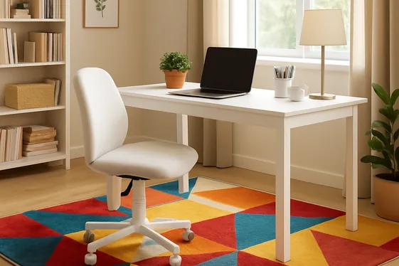 Try Bright Rugs to Anchor and Warm Your Workspace illustration