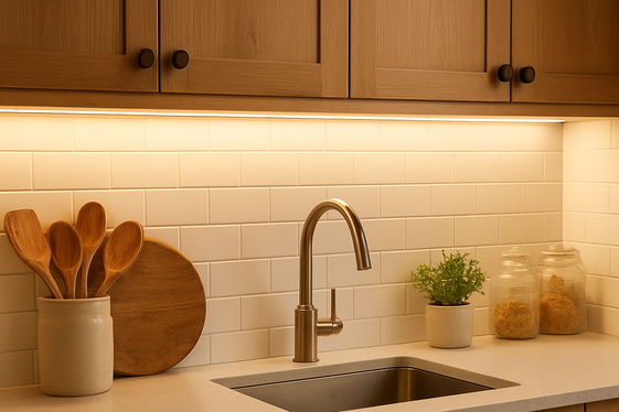 Under-Cabinet LED Strips for Task Lighting and Ambience illustration