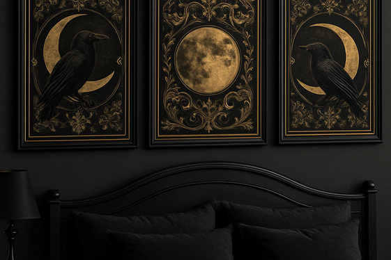 Gothic-Inspired Wall Art and Prints illustration