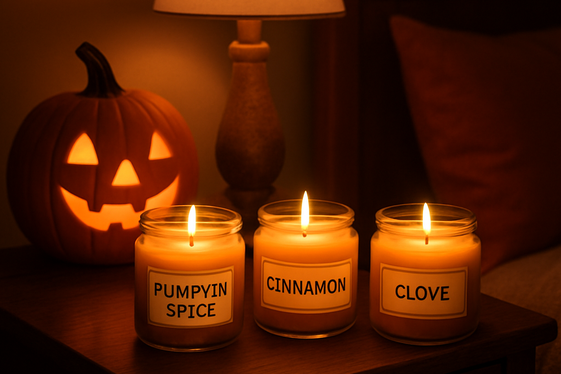 Seasonal Scented Candles for an Inviting Atmosphere illustration