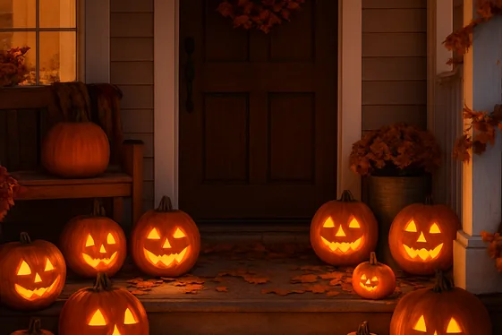 Glow-Up Your Porch with Pumpkin Lanterns illustration