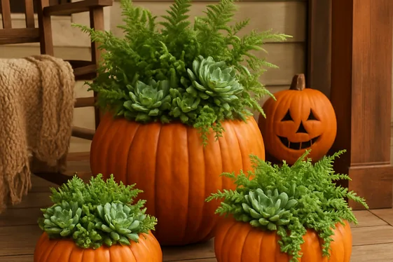 Pumpkin Planters for A Festive Touch illustration