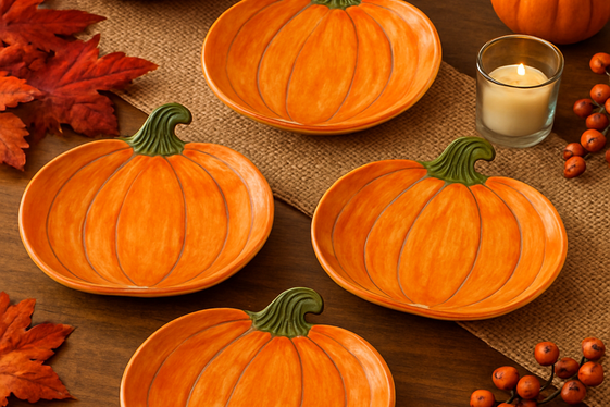 Hand-Painted Pumpkin Plates for a Custom Look illustration