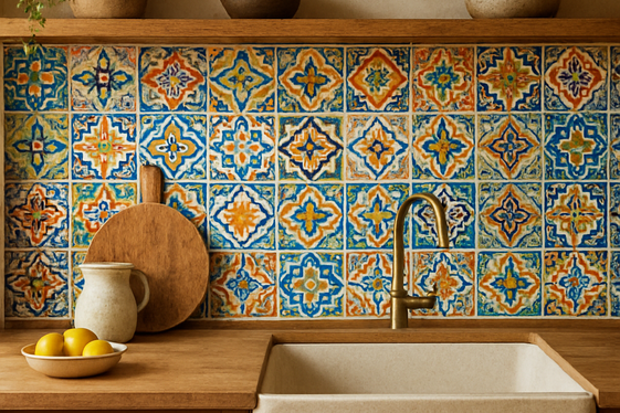 Hand-Painted Tiles for Unique Artistry illustration